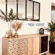 Miroir Verriere Horizontale Rectangulaire Metal Noir Gm Decoclico Decoration Salon Miroir Miroir Verriere Miroir Atelier