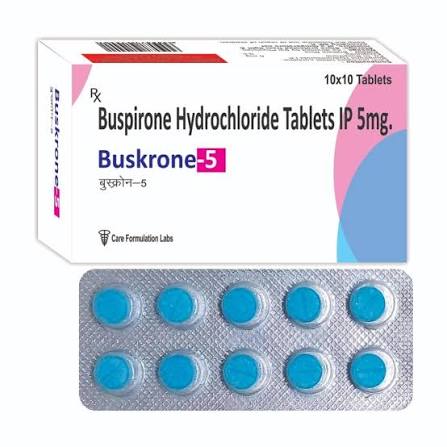 Buspirone Hcl Ip Eq. To Buspirone 5 Mg at 55.00 INR at Best Price in Delhi | Care Formulation Labs Private Limited