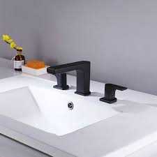 2 handle desk mount bathroom sink