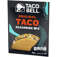 The seasoning uses ingredients such as chili powder, garlic powder, cumin, and masa corn flour. Taco Bell Original Taco Seasoning Mix 1 Oz Packet Walmart Com Walmart Com