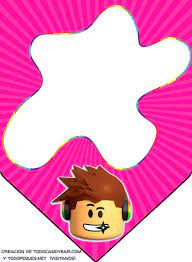 ¡disfruta ya de este juegazo de infantiles! Kit Imprimible Roblox Rosa Descarga Gratis Todo Candy Bar