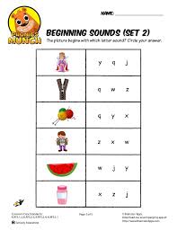 Worksheets, lesson plans, activities, etc. Beginning Sounds Phonics Worksheet