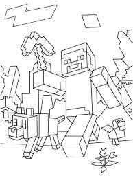 You can build just about anything so you'll need some creativity. Lego Minecraft Printable Coloring Pages Novocom Top