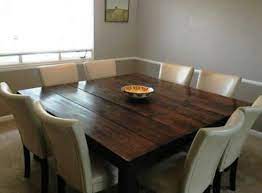 Glass table tops come in a variety of shapes to suit your needs. Square Farmhouse Table Honey Do List Square Dining Room Table Square Dining Room Farmhouse Dining Table