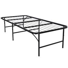 Storage platform bed twin xl. Twin Xl 17 Inch Metal Platform Bed Frame With Under Bed Storage Space Fastfurnishings Com