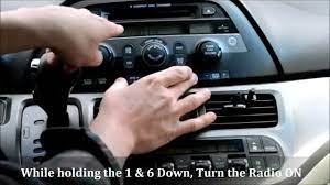 1999 honda odyssey radio code. Honda Odyssey Radio Code Reset How To Unlock A Locked Radio Youtube