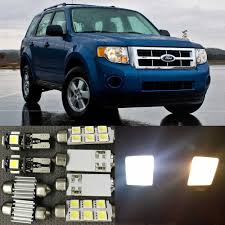 My two 2013 escapes (ofxord white both of them). 12x White Led Light Bulbs Interior Package Kit For Ford Escape 2010 2011 2012 2013 Map Door License Plate Light 12v Car Styling Car Interior Led Kit Ford Led Doorinterior Lights For Cars Aliexpress