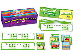These no prep cvc printables provide opportunities for your students to practice blending and reading cvc words, learning vocabulary, reading sight words, constructing Touch Read Cvc Words Sentence Match At Lakeshore Learning