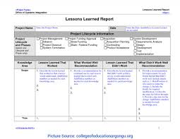 Best Project Lessons Learned Categories 23 Lessons Learnt Pertaining To Lessons Learnt Report Template Callforpcissues Review