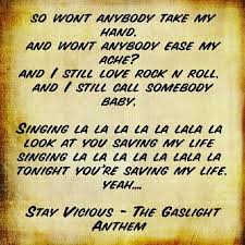 Stay Vicious The Gaslight Anthem Lyrics Get Hurt Brian Fallon New Music Gaslight Anthem Gaslight Anthem Lyrics Horrible Crowes