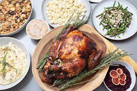 Serve a traditional christmas dinner menu filled with classic dishes, including smoked salmon starters, roast turkey with all the trimmings and christmas pudding. All The Thanksgiving Meal Kits You Still Have Time To Buy Food Wine