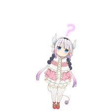 Curious Dragon Maid Kanna Kamui Sticker By Primeybaby Kobayashi San Chi No Maid Dragon Anime Dragon