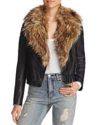 Free People Faux Leather Moto Jacket With Faux Fur Collar Editorial Women S New Arrivals Clothing Bloomingdale S Fur Collar Leather Jacket Fur Leather Jacket Jackets