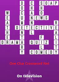 Check spelling or type a new query. On Television Bonus Puzzle Get Answers For One Clue Crossword Now