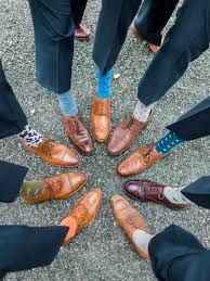 Brown Shoes With A Navy Suit Www Heywoodandringo Com Wedding Parties Pictures Groomsmen Wedding Photos Groomsmen Poses