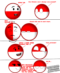 Because poland is upside down. Countryball Polandball Crossover Tweaks Poland By Nanabusia63 On Deviantart