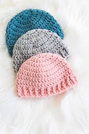 Crochet Baby Hat Free Pattern Video For Beginners