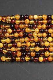 For Sale Natural Baltic Amber Round Beads Honey Golden Yellow In 2020 Round Beads Amber Beads Baltic Amber