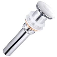 Lower the lever (or twist a knob) on the front of the tub and the tub stopper closes, then lift the lever when it's time to drain the tub. Kitchen Sinks Designer Luxury Kitchen Sinks Kitchen Sink Pop Up Waste