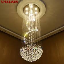 Shop Modern Crystal Chandeliers Ceiling Hanging Lamps For Villa Penthouse Spiral Duplex Rotation Led K9 Cristal Chandelier Fixtures Online From Best Ceiling Lights On Jd Com Global Site Joybuy Com