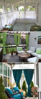 Add Privacy To Your Porch With Panels Of Outdoor Curtain Outdoorcurtain Porchprivacy Apartment Patio Outdoor Curtains For Patio Apartment Patio Decor