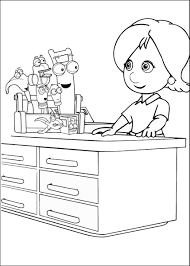 see all coloring pages categories. Handy Manny Coloring Pages