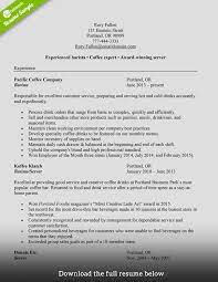 They may also be responsible for performing cashier duties, food preparation, and general management of the shop.sample barista resumes often emphasize interpersonal skills, customer service experience, and an appreciation for coffee and specialty drinks. How To Write A Perfect Barista Resume Examples Included
