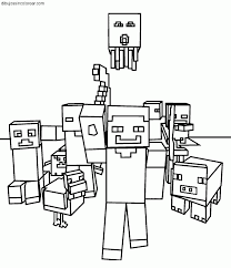 Dibujos De Minecraft Para Colorear