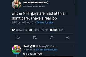 Joke Nft Screenshot Of Tweet Mocking Nfts Is Up For 5k R Cryptocurrency