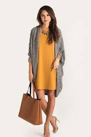 Sharon Mustard Shift Dress Work Outfits Women Fashion Work Fashion
