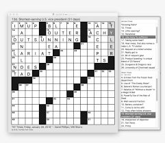 Maybe you would like to learn more about one of these? Friday Jan 29 2016 Nyt Crossword Puzzle Beginner Printable Easy Crossword Puzzles 1000x827 Png Download Pngkit
