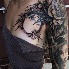 This design is somewhat scary but obviously, it is a very lovely piece of art. 101 Best Chest Tattoos For Women 2021 Guide
