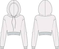 Cropped Hoodie Sweater Pdf Sewing Pattern Tutorial Hoodie Sewing Pattern Jacket Pattern Sewing Hoodie Sewing