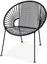 Mexa Ixtapa Lounge Chair Black Furniture Chair Outdoor Dining Furniture