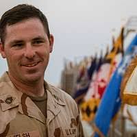 U.S. Army Spc. Kourtney Winner, an intelligence analyst