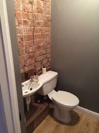 40 The End Of Brick Wall Bathroom 55 Pecansthomedecor Brick Feature Wall Brick Bathroom Black Bathroom Decor