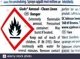Spray Can Warning High Resolution Stock Photography And Images Alamy