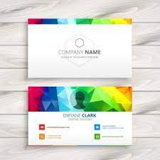 Color Png Vector Psd And Clipart With Transparent Background For Free Download Pngtree Colorful Business Card Vector Business Card Vector Free