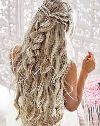 Have You Picked Your Homecoming Hairstyle Yet This Look Features Loose Braided Hairstyles For Wedding Pretty Braided Hairstyles Prom Hairstyles For Long Hair