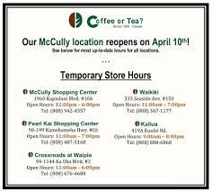 Find tripadvisor traveler reviews of waipahu coffee tea and search by price location and more. Coffee Or Tea Waipio Home Facebook