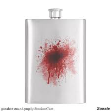 Gunshot Wound Png Flask Gunshot Art Decor