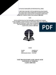 Pembangunan tanggul dan anjungan muara sungai karajae spse 4. Pkp Pgsd Ipa Pdf