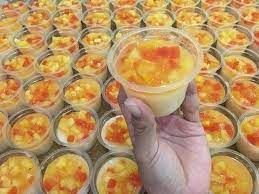 Ini enak banget lho, recomended banget untuk dicobain. Puding Sutra Buah Untuk 150 Cup Puding Nikahan 10 Youtube Ide Makanan Pudding Desserts Resep Makanan