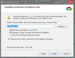 Chapter 5 Windows Installation Guide For Ruby 2 5 X Ruby On Rails Tutorial