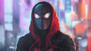 Movie Spider Man Into The Spider Verse Miles Morales Spider Man 4k Wallpaper Hdwallpaper Desktop Spiderman Marvel Comics Wallpaper Into The Spider Verse