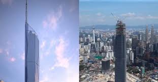 Bangunan ibu pejabat telekom malaysia berhad di lembah pantai, kuala lumpur.menara ini yang mempunyai 55 tingkat merupakan bangunan kedua tertinggi di malaysia selepas menara berkembar petronas. Video Bakal Jadi Menara Tertinggi Di Malaysia Dan Asia Tenggara Reka Bentuk Merdeka 118 Ini Persis Tangan Tunku Abdul Rahman Laung Merdeka