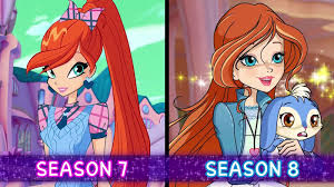 Leave comments if you want more pngs of winx club from me! Winx Club Fairies Evolution From Season 1 To 8 Winx Club All