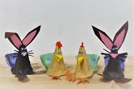 Eierbecher für ostern aus eierkarton basteln. Frickelclub