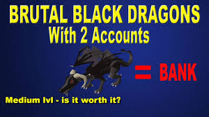 2,500 1 the black stone dragon is the final boss in the dragonkin laboratory and uses multiple special attacks. Osrs Brutal Black Dragons 500k An Hour With Two Accounts Money Making Guide Ge Tracker