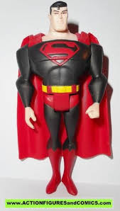 Black And Red Batman Toy Justice League Unlimited Superman Black Red Suit Dc Universe Action Figures Black And Red Suit Justice League Unlimited Red Suit